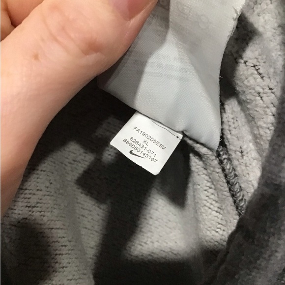 Nike Sportswear Club Fleece Tapered Joggers Gray XL 826431-071 Comfort Sweatpant - Picture 4 of 5